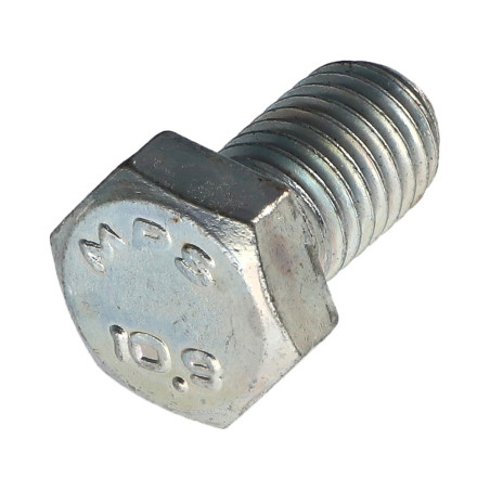 1 x Vis métaux Tête hexagonale TH Pas Gauche M10X20 Classe 10.9 acier geomet