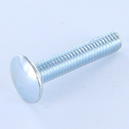 1 x TRCC JAPY tête ronde collet carré M6X30 Collet bas 1.5 Diamètre de tête: 13.5 Acier zingué
