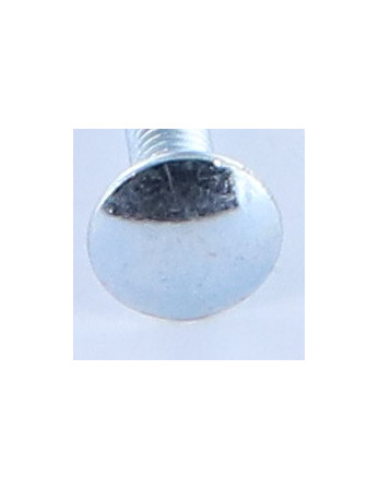 TRCC JAPY tête ronde collet carré M6X30 Collet bas 1.5 Diamètre de tête: 13.5 Acier zingué