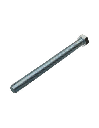 Vis métaux Tête hexagonale TH M16X180 Classe 8.8 Acier zingué
