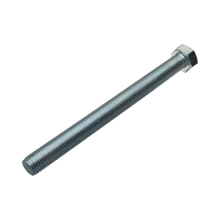 1 x Vis métaux Tête hexagonale TH M16X180 Classe 8.8 Acier zingué