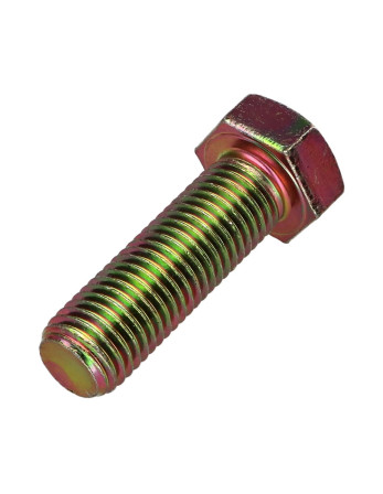 Vis métaux Tête hexagonale TH M20X60 Classe 8.8 Bichromaté