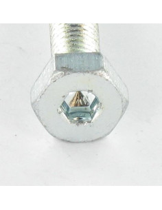 Vis métaux Tête hexagonale TH + Clé de 4 HC4 M6X35 Acier... 2
