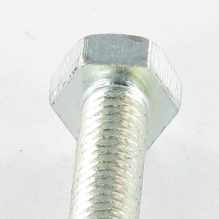 1 x Vis métaux Tête hexagonale TH + Clé de 4 HC4 M6X35 Acier zingué