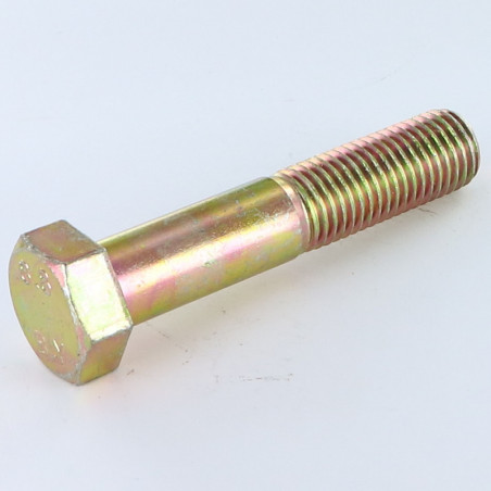 1 x Corps de boulon filetage partiel Tête hexagonale TH M12X100 Classe 8.8 Bichromaté