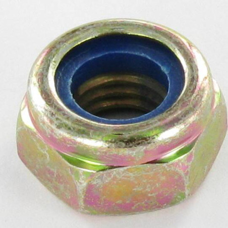 1 x Ecrou frein M18 Bichromaté