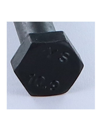 Corps de boulon filetage partiel Tête hexagonale TH M10X85 Filetée sur 15 Classe 10.9 Acier brut