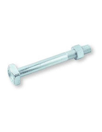 Boulon (vendu avec Ecrou) M20X400 Tête carrée 32X32X13 Classe 4.8 Acier zingué