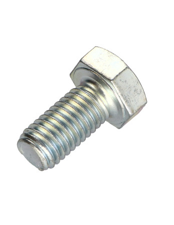 Vis métaux Tête hexagonale TH M8X20 Classe 6.8 Acier zingué
