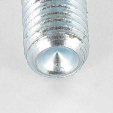 1 x Vis métaux Sans tête six pans creux (sthc) Clé de 2.5 HC2.5 M5X16 Bout cuvette Acier zingué