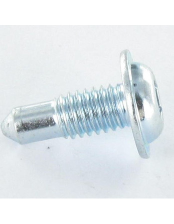 Vis métaux Tête ronde large TORX T30 M6X16 Bout pilote Acier zingué