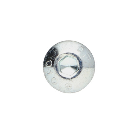 1 x Vis métaux BHC (Tête Bombée Hexagonal creux) M5X35 Filetage partiel Classe 10.9 Clé de 3 HC3 Acier zingué