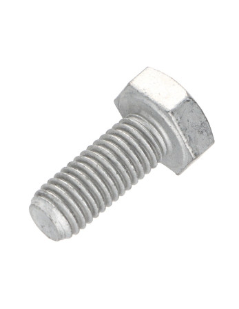 Vis métaux Tête hexagonale TH M10X25 Classe 6.8 Acier brut Géomet 500B