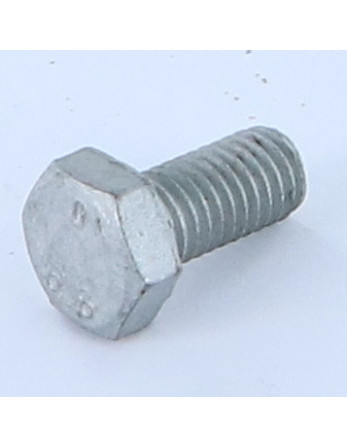 Vis métaux Tête hexagonale TH M10X25 Classe 6.8 Acier brut Géomet 500B