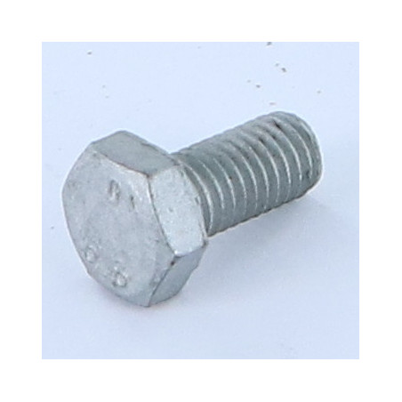 1 x Vis métaux Tête hexagonale TH M10X25 Classe 6.8 Acier brut Géomet 500B