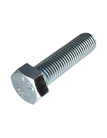 Vis métaux Tête hexagonale TH M24X110 Classe 8.8 Acier zingué
