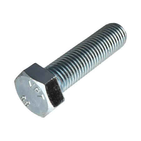 1 x Vis métaux Tête hexagonale TH M24X110 Classe 8.8 Acier zingué