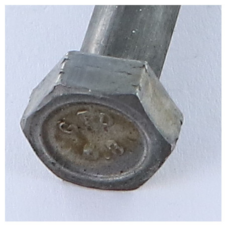 1 x Corps de boulon filetage partiel Tête hexagonale TH M8X60 Classe 6.8 Acier brut