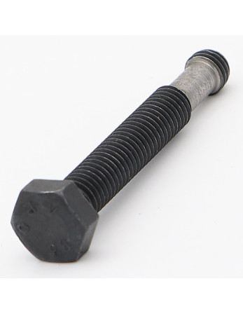 Vis métaux Tête hexagonale TH M8X55 Classe 8.8 à Gorge Acier zingué noir