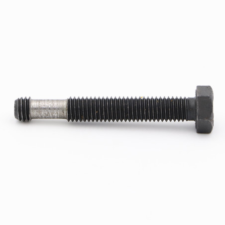 1 x Vis métaux Tête hexagonale TH M8X55 Classe 8.8 à Gorge Acier zingué noir