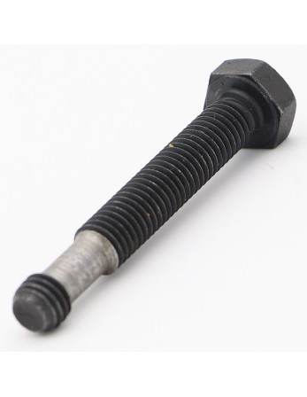 Vis métaux Tête hexagonale TH M8X55 Classe 8.8 à Gorge Acier zingué noir