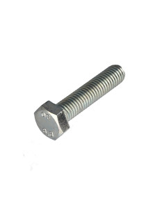 Vis métaux Tête hexagonale TH M8X60 Classe 8.8 Acier zingué 2