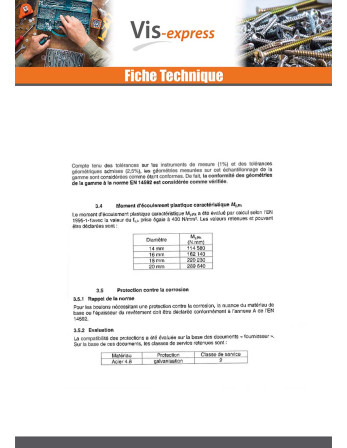 Boulon (vendu avec Ecrou) Charpente M14X250 Tête carrée 24X24X10 Acier zingué