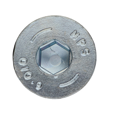 1 x Vis métaux FHC tête fraisée empreinte hexagonale creuse Clé de 12 HC12 M20X55 Filetage total Classe 10.9 Acier