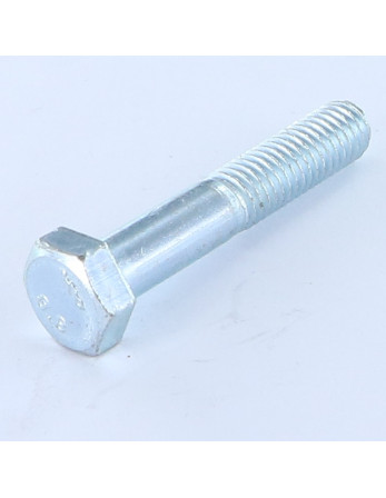 Corps de boulon filetage partiel Tête hexagonale TH M6X45 Classe 8.8 Acier zingué
