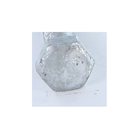 1 x Vis métaux Tête hexagonale TH M10X35 Classe 8.8 Forte tenue à la corrosion Acier galvanisé à chaud Oversized