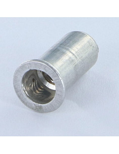 Ecrou A sertir Tête plate TP Borgne M6X20.5 ALPB 25...