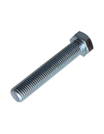 Vis métaux Tête hexagonale TH M16X90 Classe 8.8 Acier zingué