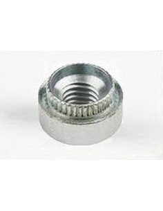 Ecrou à riveter Cylindrique M5 Epaisseur tole 1.1 à 1.3...