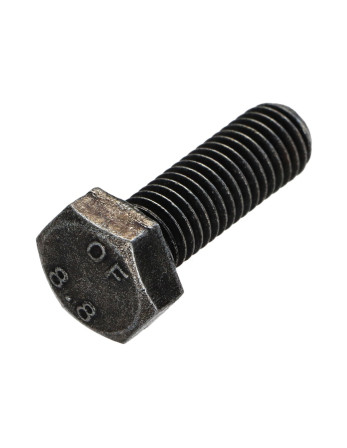 Vis métaux Tête hexagonale TH M8X40 Classe 8.8 Acier zingué noir