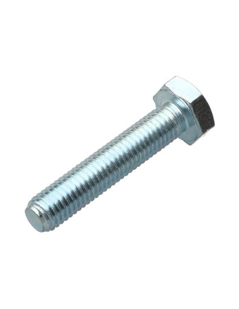 Vis métaux Tête hexagonale TH M10X55 Classe 8.8 Acier zingué