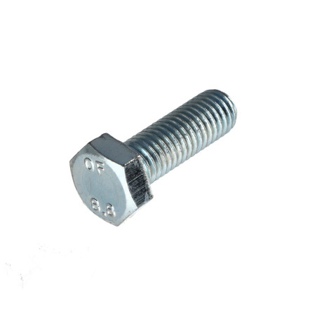 1 x Vis métaux Tête hexagonale TH M10X40 Classe 8.8 Acier zingué