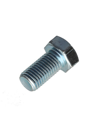 Vis métaux Tête hexagonale TH M18X30 Classe 8.8 Acier zingué