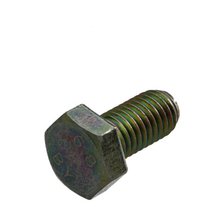 1 x Vis métaux Tête hexagonale TH M8X10 Classe 6.8 Bichromaté