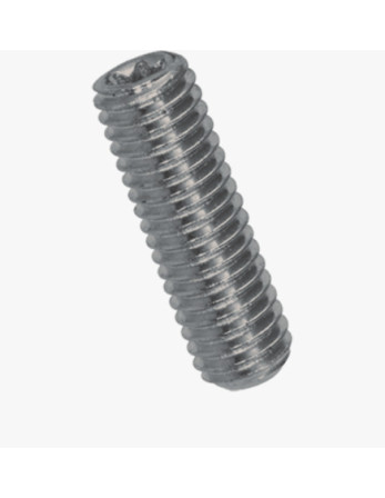 Vis métaux Sans tête T6 Bout cuvette M3X10 Acier zingué