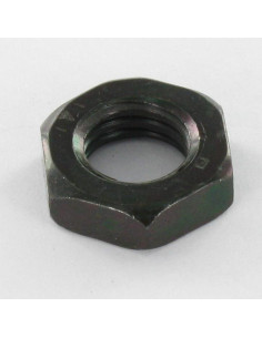 Ecrou hexagonal bas hm/contre Ecrou M10 Acier zingué noir
