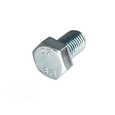 1 x Vis métaux Tête hexagonale TH M16X25 Classe 8.8 Acier zingué
