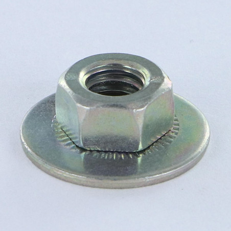 1 x Ecrou Twolok cs(avec rondelle contact striée) M4 Rondelle M4X10.2X4.6 Acier zingué