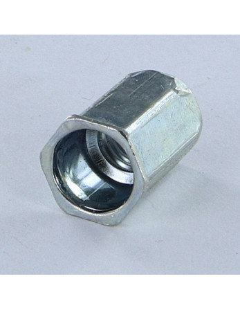 Ecrou A sertir Hexagonal Tête Réduite M6X15.5 Acier zingué ACRTH
