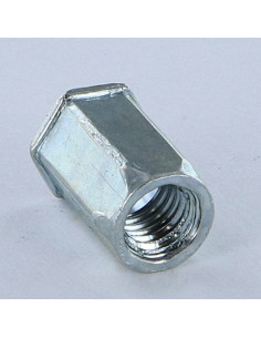 Ecrou A sertir Hexagonal Tête Réduite M6X15.5 Acier... 2