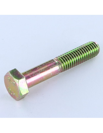 Corps de boulon filetage partiel Tête hexagonale TH M8X45 Classe 8.8 Bichromaté