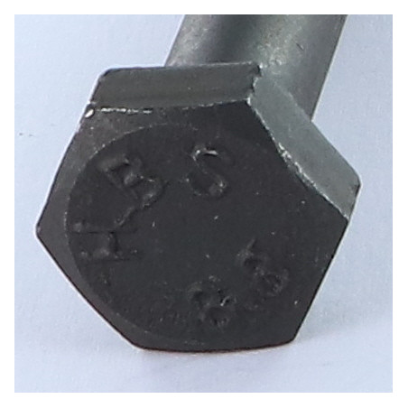 1 x Corps de boulon filetage partiel Tête hexagonale TH M10X50 Filetée sur 15 Classe 8.8 Acier brut