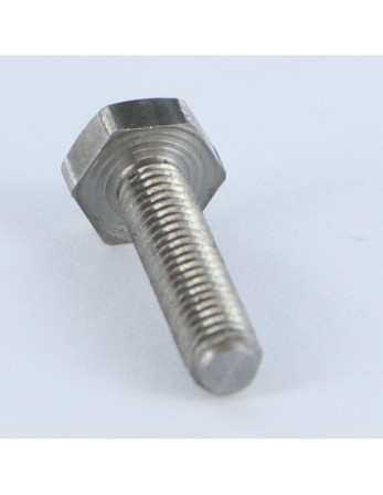Vis métaux Tête hexagonale TH M3X7 Acier brut microvis