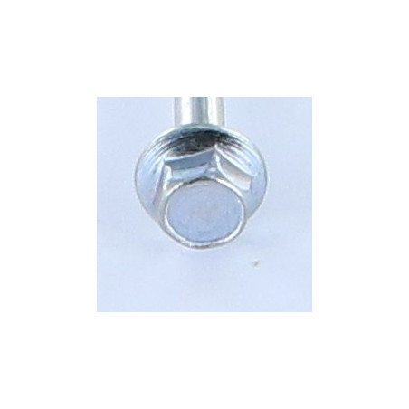 1 x Corps de boulon filetage partiel Tête hexagonale TH M5X50 Filetée sur 16 Embase collerette crantée Classe 6.8 Acier