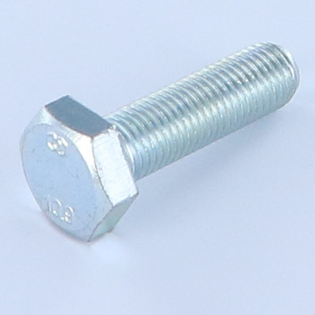 1 x Vis métaux Tête hexagonale TH M16X50 Classe 10.9 Filetage total Pas fin Pas de 150 Acier zingué