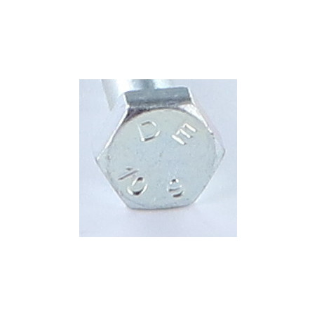 1 x Corps de boulon filetage partiel Tête hexagonale TH M8X35 Filetée sur 15 Classe 10.9 Acier zingué